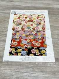 KKP2338-D-HANAKOMATI Futako Chirimen Hanakomachi[Textilgewebe] Uni Textile(Komon Studio) Unterfoto