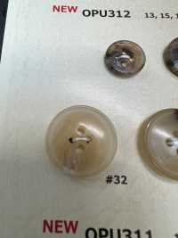 OPU312 4-Loch-Harzknöpfe Aus Wasserbüffelhorn[Taste] DAIYA BUTTON(DAIYA BUTTON) Sub-Foto