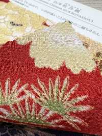 KKP2338-D-BOTANRYU Futako Chirimen Pfingstrosendrache[Textilgewebe] Uni Textile(Komon Studio) Unterfoto