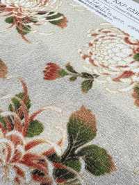 KKP2338-D-KIKUNOMAI Futako Chirimen Chrysanthementanz[Textilgewebe] Uni Textile(Komon Studio) Unterfoto