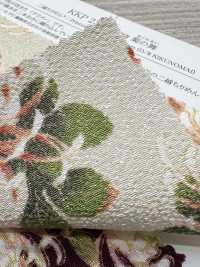 KKP2338-D-KIKUNOMAI Futako Chirimen Chrysanthementanz[Textilgewebe] Uni Textile(Komon Studio) Unterfoto