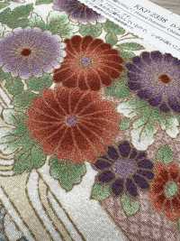 KKP2338-D-KIKUSUI Futako Chirimen Kikusui[Textilgewebe] Uni Textile(Komon Studio) Unterfoto