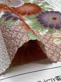 KKP2338-D-KIKUSUI Futako Chirimen Kikusui[Textilgewebe] Uni Textile(Komon Studio) Unterfoto