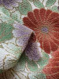 KKP2338-D-KIKUSUI Futako Chirimen Kikusui[Textilgewebe] Uni Textile(Komon Studio) Unterfoto