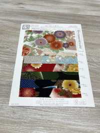 KKP2338-D-KIKUSUI Futako Chirimen Kikusui[Textilgewebe] Uni Textile(Komon Studio) Unterfoto