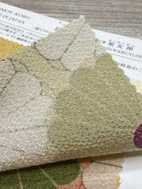 KKP2338-D-KIKUYUZEN Futako Chirimen Chrysantheme Yuzen[Textilgewebe] Uni Textile(Komon Studio) Unterfoto