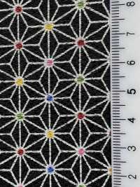 KKP2338-D-KONPEITOU Futako Chirimen Konpeito[Textilgewebe] Uni Textile(Komon Studio) Unterfoto