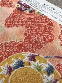 KKP2338-D-SIKITUZUMI Futago Chirimen Shiki Trommel[Textilgewebe] Uni Textile(Komon Studio) Unterfoto