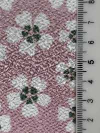 KKP2338-D-KOZAKURA Futako Chirimen Kleine Kirschblüte[Textilgewebe] Uni Textile(Komon Studio) Unterfoto