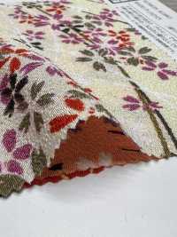 KKP2338-D-KUSAZAKURA Futako Chirimen Kusa-zakura[Textilgewebe] Uni Textile(Komon Studio) Unterfoto