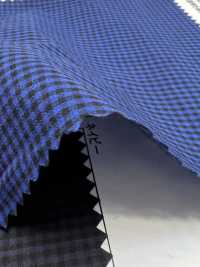 RN4002 Garngefärbter Gingham-Schreibmaschinenstoff, überfärbter Mikromantel[Textilgewebe] KOYAMA Sub-Foto