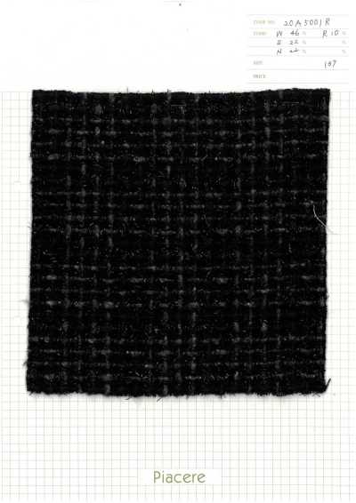 20A5001R Woll-/Seiden-Roving-Tweed