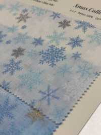 DX10363L Handworks*Fabric® Lawn Weihnachtsmuster Mit Großen Schneeflocken[Textilgewebe] VANCET Sub-Foto