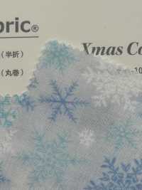 DX10363S HANDworks*Fabric® Lawn Weihnachtsmuster Mit Großen Schneeflocken[Textilgewebe] VANCET Sub-Foto
