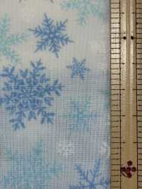 DX10363S HANDworks*Fabric® Lawn Weihnachtsmuster Mit Großen Schneeflocken[Textilgewebe] VANCET Sub-Foto