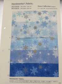 DX10363S HANDworks*Fabric® Lawn Weihnachtsmuster Mit Großen Schneeflocken[Textilgewebe] VANCET Sub-Foto