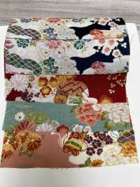 850585 Lawn Hana Gold Japanisches Muster Schatzblumen In Einem Wolkenmeer[Textilgewebe] VANCET Sub-Foto