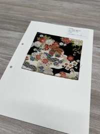 850585 Lawn Hana Gold Japanisches Muster Schatzblumen In Einem Wolkenmeer[Textilgewebe] VANCET Sub-Foto