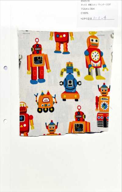 850578 Oxford ungebleichte Baumwolle Vintage Robo