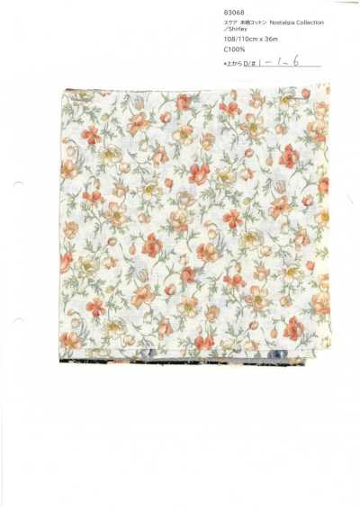 83068 SEVENBERRY® Batist aus ungebleichter Baumwolle, Nostalgia-Kollektion / Shirley