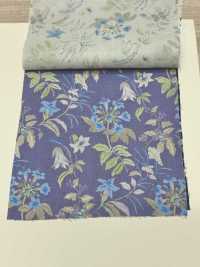 850574 SEVENBERRY® Lawn Ungebleichte Baumwolle SOLEIL BLUE / Bell Garden[Textilgewebe] VANCET Sub-Foto