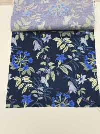 850574 SEVENBERRY® Lawn Ungebleichte Baumwolle SOLEIL BLUE / Bell Garden[Textilgewebe] VANCET Sub-Foto