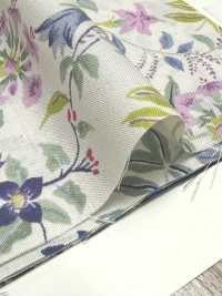 850574 SEVENBERRY® Lawn Ungebleichte Baumwolle SOLEIL BLUE / Bell Garden[Textilgewebe] VANCET Sub-Foto
