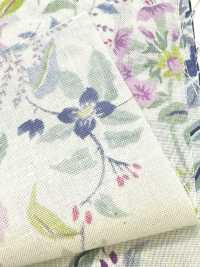 850574 SEVENBERRY® Lawn Ungebleichte Baumwolle SOLEIL BLUE / Bell Garden[Textilgewebe] VANCET Sub-Foto