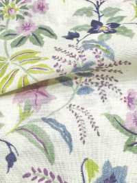 850574 SEVENBERRY® Lawn Ungebleichte Baumwolle SOLEIL BLUE / Bell Garden[Textilgewebe] VANCET Sub-Foto