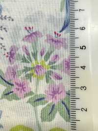 850574 SEVENBERRY® Lawn Ungebleichte Baumwolle SOLEIL BLUE / Bell Garden[Textilgewebe] VANCET Sub-Foto