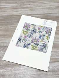 850574 SEVENBERRY® Lawn Ungebleichte Baumwolle SOLEIL BLUE / Bell Garden[Textilgewebe] VANCET Sub-Foto
