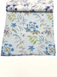 850574 SEVENBERRY® Lawn Ungebleichte Baumwolle SOLEIL BLUE / Bell Garden[Textilgewebe] VANCET Sub-Foto
