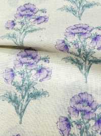 850573 SEVENBERRY® Lawn Ungebleichte Baumwolle Soleil Blue / Wildflower[Textilgewebe] VANCET Sub-Foto