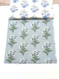 850573 SEVENBERRY® Lawn Ungebleichte Baumwolle Soleil Blue / Wildflower[Textilgewebe] VANCET Sub-Foto