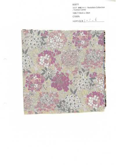 83071 SEVENBERRY® Baumwollbatist ungebleichte Baumwolle Nostalgia Collection / Cotton Candy