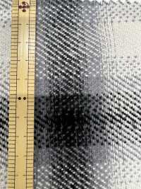 K-4022 Dreifachgarn-Twill, Flauschig Auf Spielkaro[Textilgewebe] Kuwamura Textil Sub-Foto