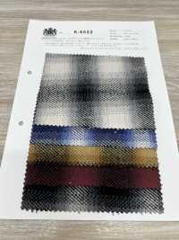 K-4022 Dreifachgarn-Twill, Flauschig Auf Spielkaro[Textilgewebe] Kuwamura Textil Sub-Foto