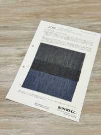 22502 2,4 Oz Indigo Sheer Washed Denim[Textilgewebe] SUNWELL Sub-Foto