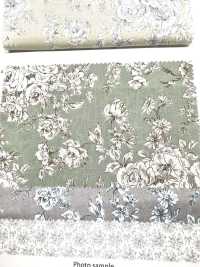 KP9073 Handgezeichneter Rasen Mit Blumenmuster (Runde Rolle)[Textilgewebe] COSMO TEXTILE Sub-Foto