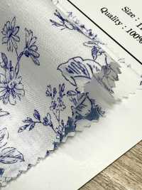 KP9073 Handgezeichneter Rasen Mit Blumenmuster (Runde Rolle)[Textilgewebe] COSMO TEXTILE Sub-Foto