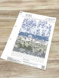 KP9073 Handgezeichneter Rasen Mit Blumenmuster (Runde Rolle)[Textilgewebe] COSMO TEXTILE Sub-Foto