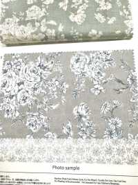 KP9073-DR Handgeschriebener Lawn Mit Blumendruck (Halb Gefaltet)[Textilgewebe] COSMO TEXTILE Sub-Foto