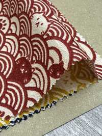 AP41903 FUKUFUKU Cat Dobby (Rund)[Textilgewebe] COSMO TEXTILE Sub-Foto