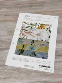 28118 Leinenwebstuhl Mit Aquarelldruck Und Engelsweicher Verarbeitung[Textilgewebe] SUNWELL Sub-Foto