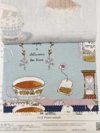 AP55110 Tea Time Oxford (Rundes Brötchen)[Textilgewebe] COSMO TEXTILE Sub-Foto