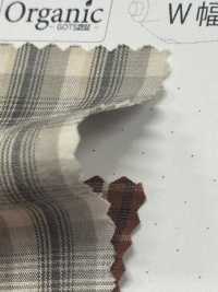 SBT-014 Bio-Mini-Check-Waschfinish[Textilgewebe] Kuwamura Textil Sub-Foto