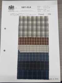 SBT-014 Bio-Mini-Check-Waschfinish[Textilgewebe] Kuwamura Textil Sub-Foto