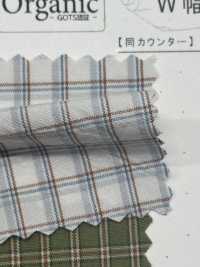 SBT-024 Bio-Mini-Check-Waschfinish[Textilgewebe] Kuwamura Textil Sub-Foto