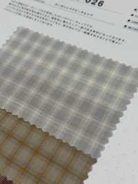 SBT-026 Bio-Dobby-Karo[Textilgewebe] Kuwamura Textil Sub-Foto