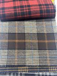 SBT-016 Bio-Flanell-Karo[Textilgewebe] Kuwamura Textil Sub-Foto